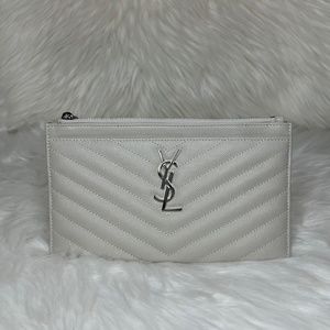YSL Saint Laurent Zipped Bill Pouch